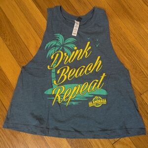 Drink, Beach, Repeat Tank Top